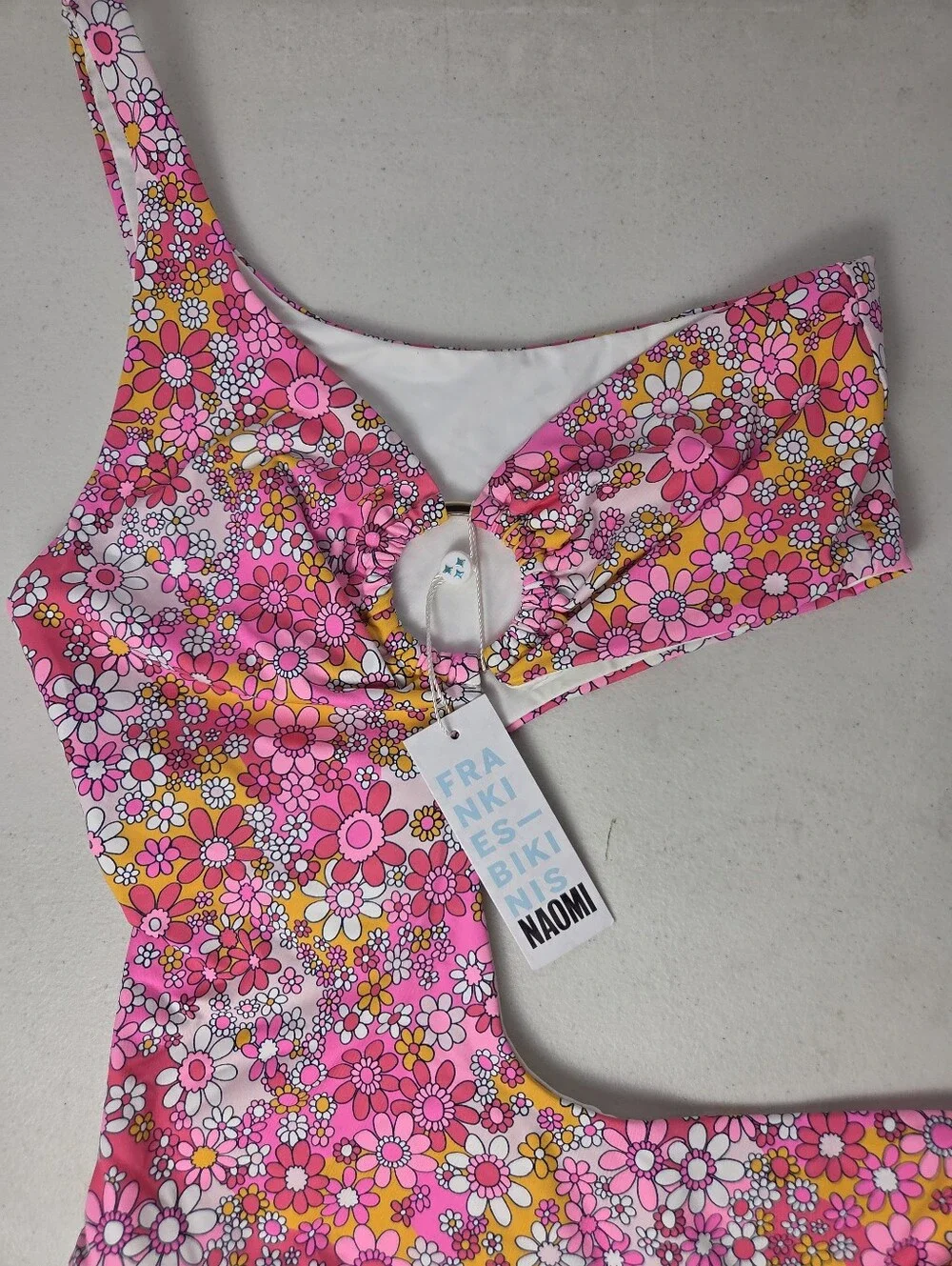 NWT Frankies Bikinis x Naomi Osaka Seraphina One Piece Swimsuit Sweet Pea Small